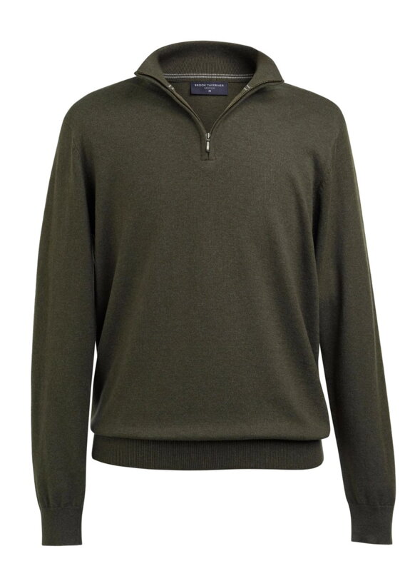 Pánsky sveter 1/4 zips merino vlna Copenhagen Brook Taverner Pánsky sveter 1/4 zips merino vlna Copenhagen Brook Taverner