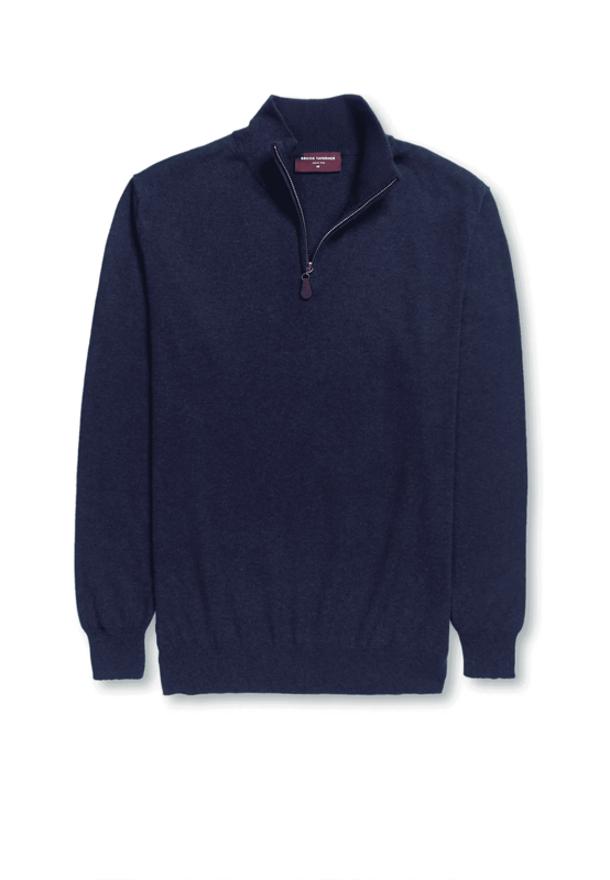 Pánsky elegantný sveter Dallas s 1/4 zipsom Brook Taverner Pánsky elegantný sveter Dallas s 1/4 zipsom Brook Taverner