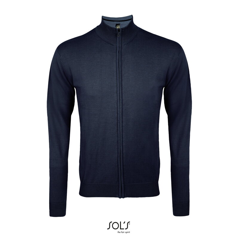 Pánský pletený svetr na zip Regular fit Sol's Pánský pletený svetr na zip Regular fit Sol's