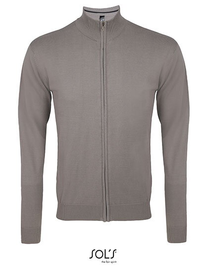 Pánský pletený svetr na zip Regular fit Sol's Pánský pletený svetr na zip Regular fit Sol's