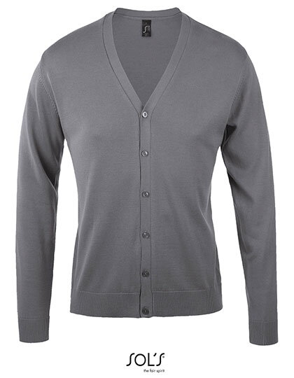 Pánsky pletený kardigán Slim fit s výstrihom do V Sol's Pánsky pletený kardigán Slim fit s výstrihom do V Sol's