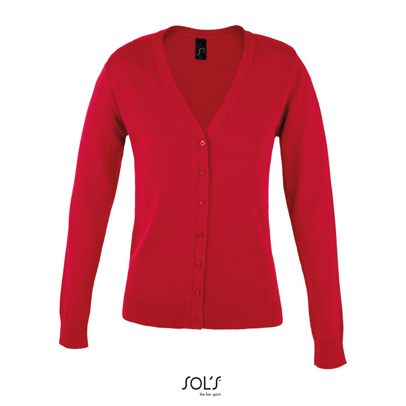 Dámský pletený cardigan Slim fit s výstřihem do V Sol's Dámský pletený cardigan Slim fit s výstřihem do V Sol's