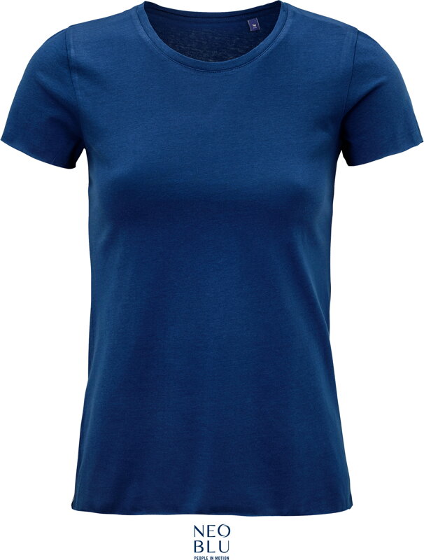 Dámské tričko s krátkým rukávem Leonard Neo Blu 100% bio bavlna