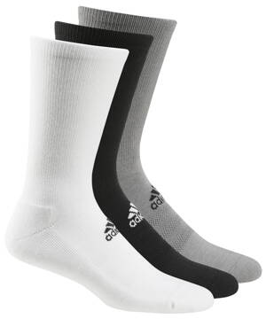Adidas jednobarevné ponožky na golf 3 páry