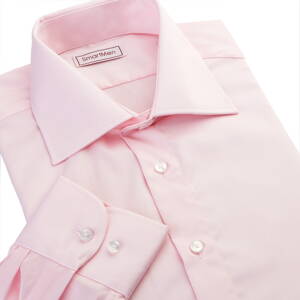 SmartMen pánska košeľa svetlo ružová Non Iron Slim fit