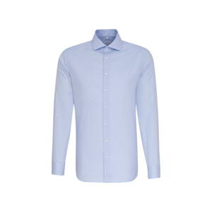 Pánská světle modrá nežehlivá Oxford košile Shaped fit s dlouhým rukávem Seidensticker