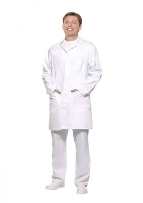 Pánský bílý zdravotnický pracovní plášť Karlowsky